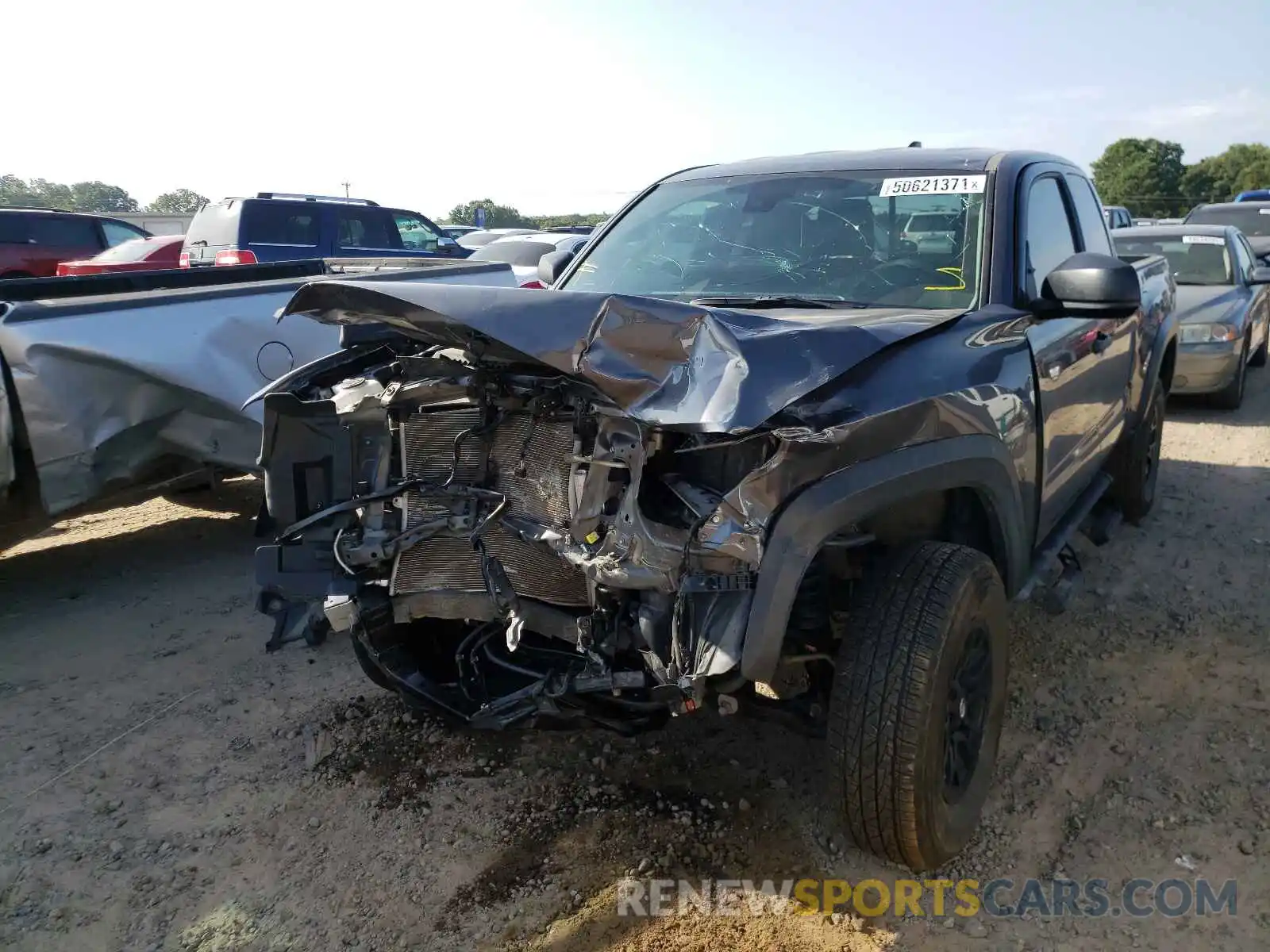 2 Photograph of a damaged car 3TYRX5GNXLT002572 TOYOTA TACOMA 2020