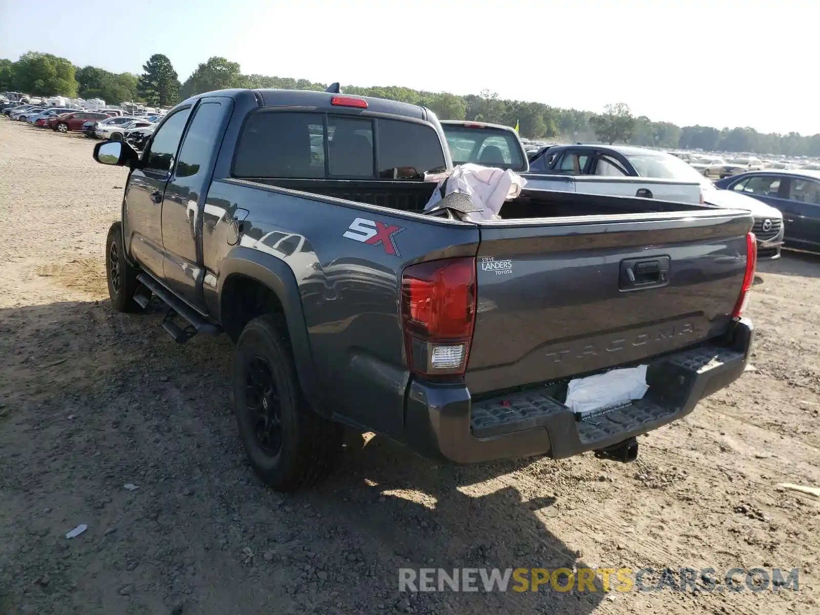 3 Photograph of a damaged car 3TYRX5GNXLT002572 TOYOTA TACOMA 2020