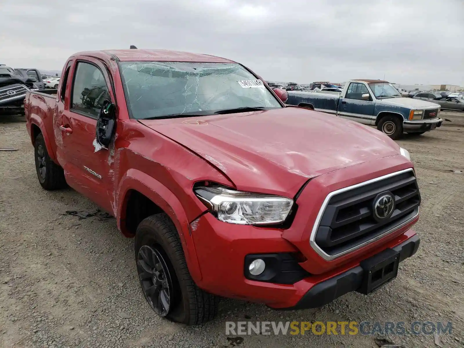 1 Photograph of a damaged car 3TYRZ5CN2LT000038 TOYOTA TACOMA 2020