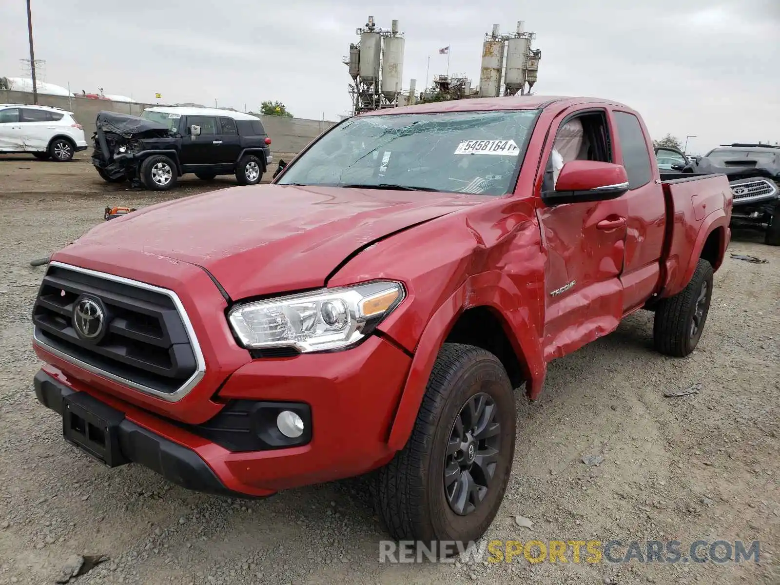 2 Photograph of a damaged car 3TYRZ5CN2LT000038 TOYOTA TACOMA 2020