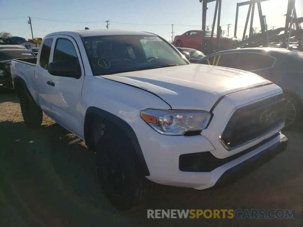 1 Photograph of a damaged car 3TYRZ5CN7LT000360 TOYOTA TACOMA 2020