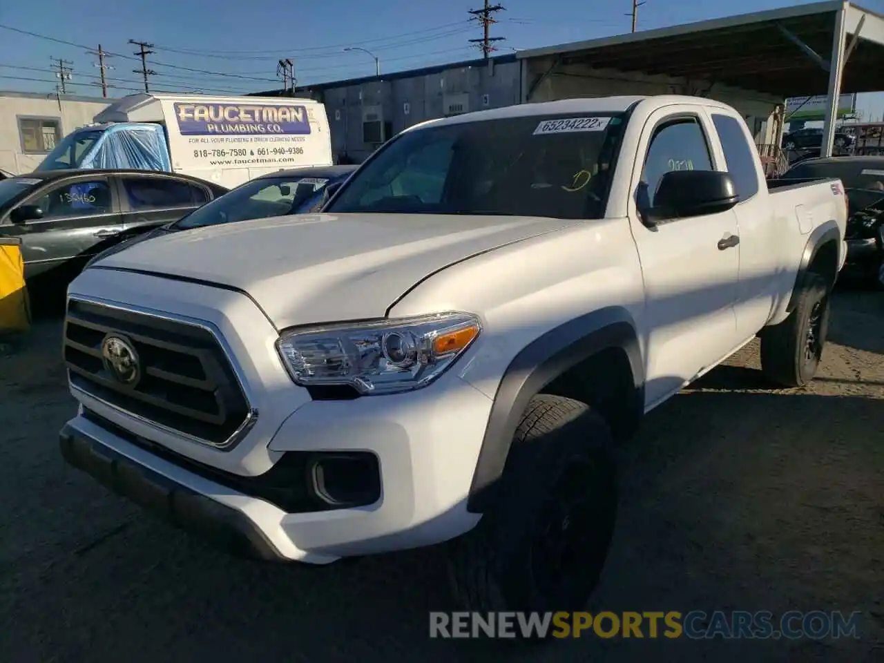 2 Photograph of a damaged car 3TYRZ5CN7LT000360 TOYOTA TACOMA 2020