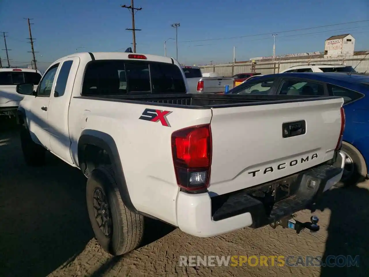 3 Photograph of a damaged car 3TYRZ5CN7LT000360 TOYOTA TACOMA 2020