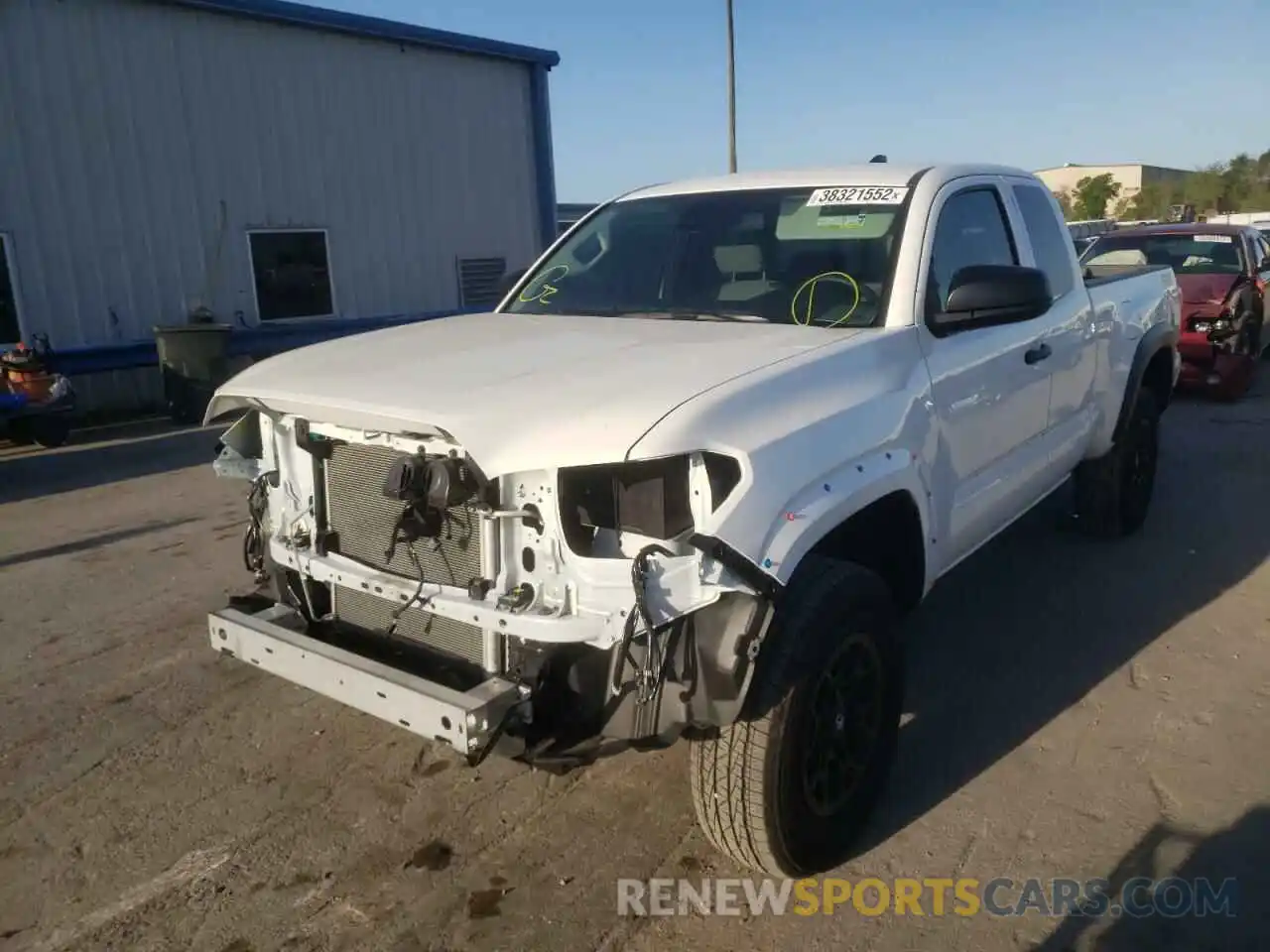 2 Photograph of a damaged car 3TYRZ5CNXLT001941 TOYOTA TACOMA 2020