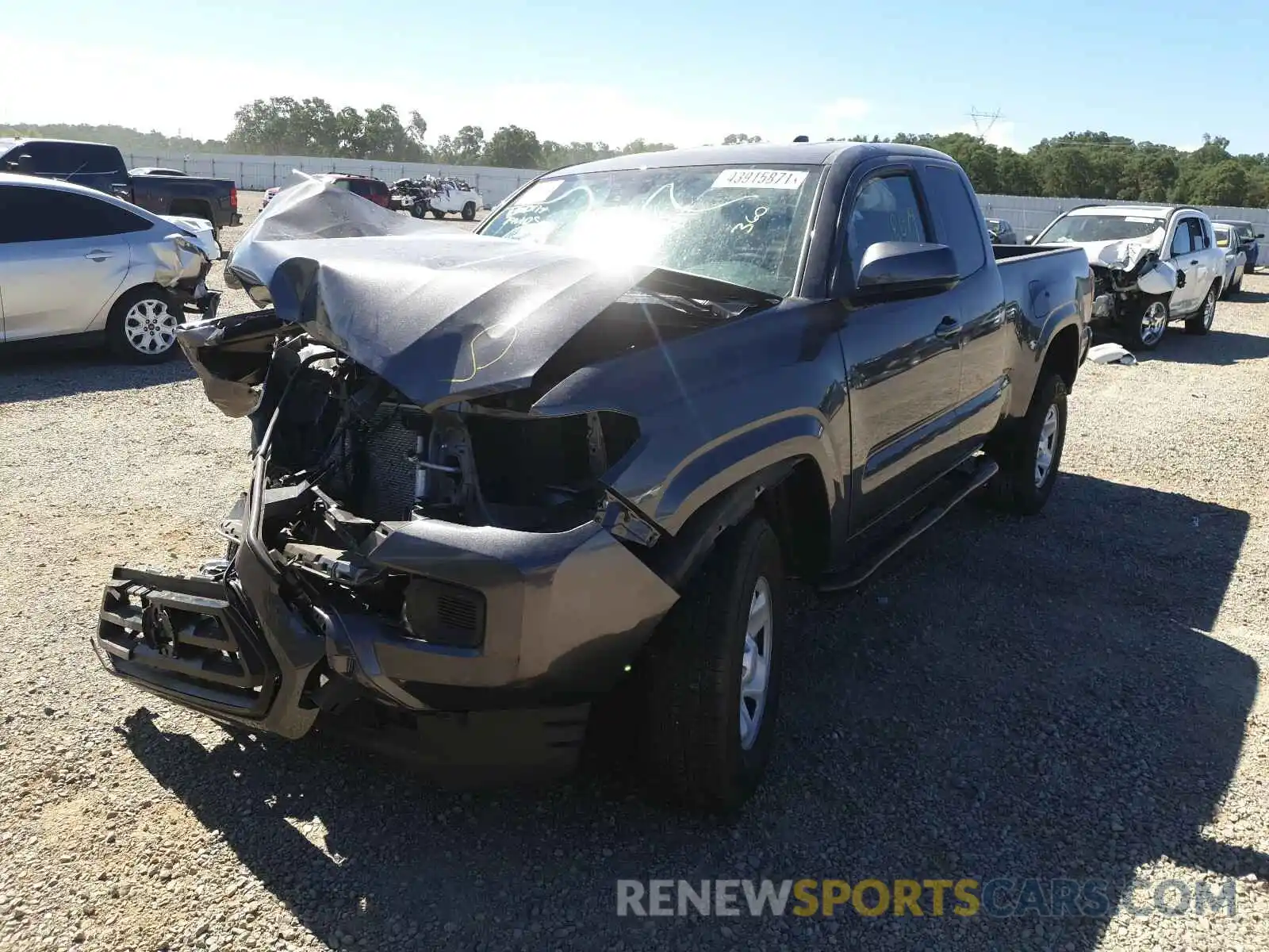 2 Photograph of a damaged car 3TYSX5EN0LT000916 TOYOTA TACOMA 2020