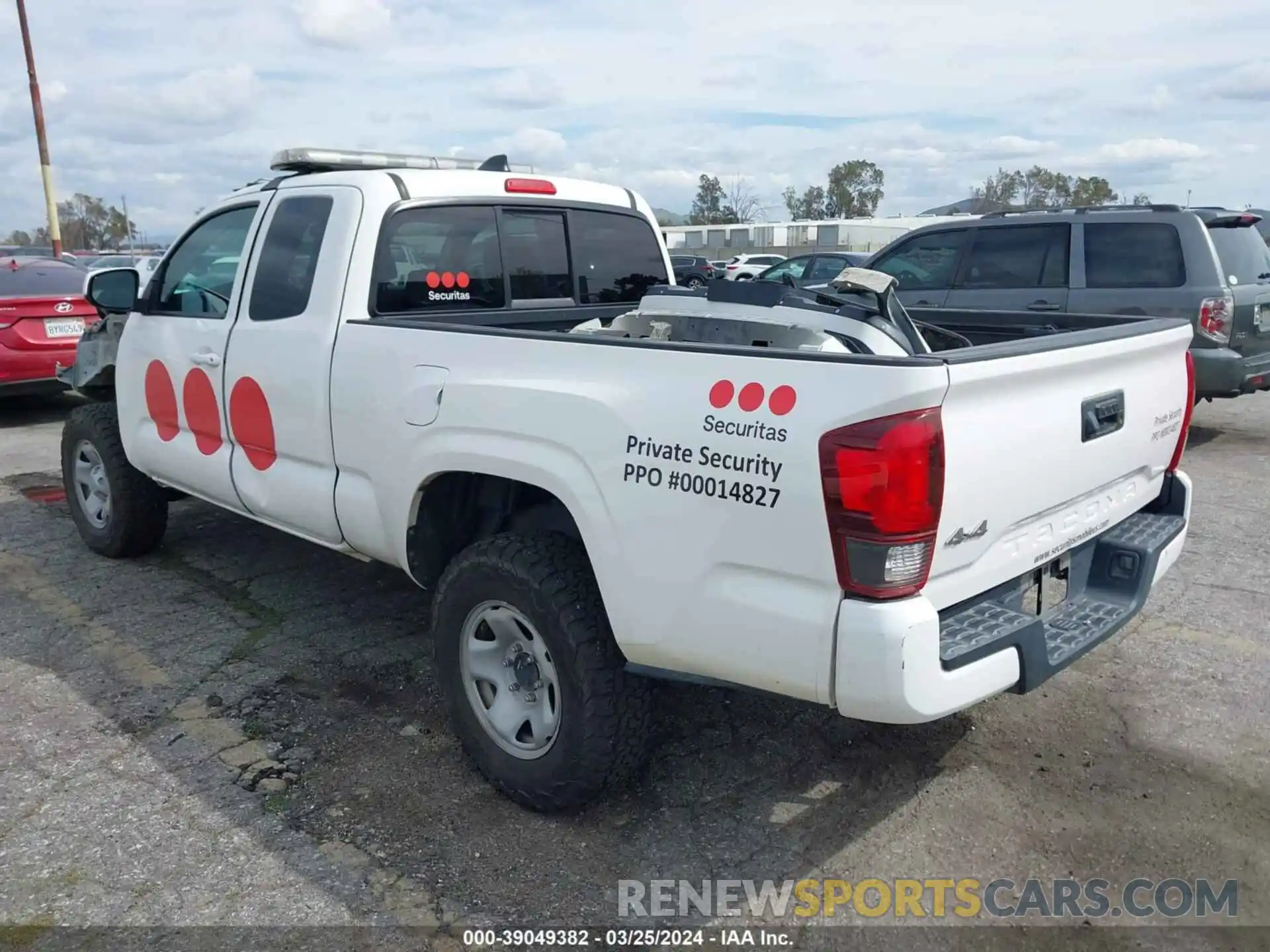 3 Photograph of a damaged car 3TYSX5EN0LT000978 TOYOTA TACOMA 2020