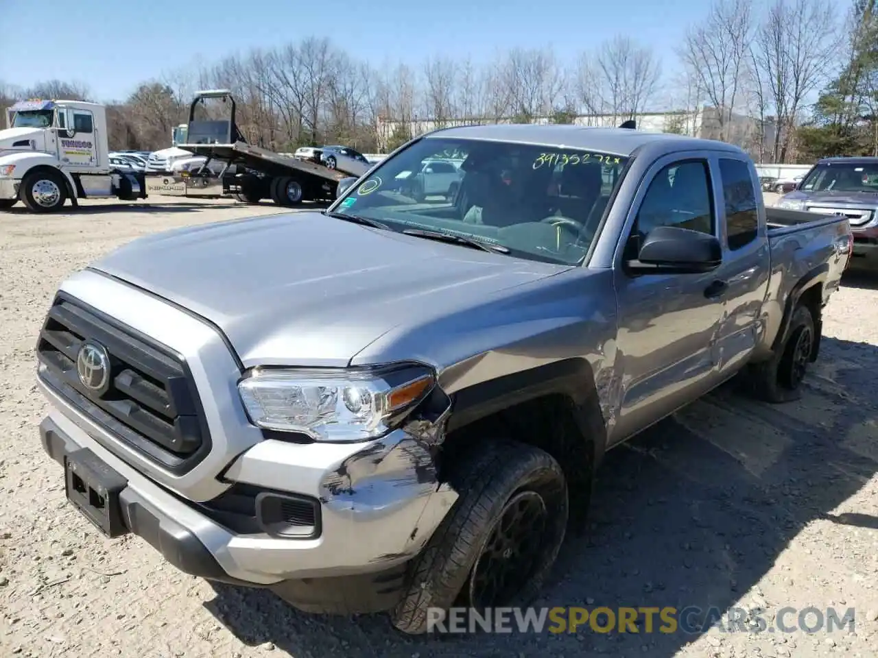 2 Photograph of a damaged car 3TYSX5EN0LT001709 TOYOTA TACOMA 2020