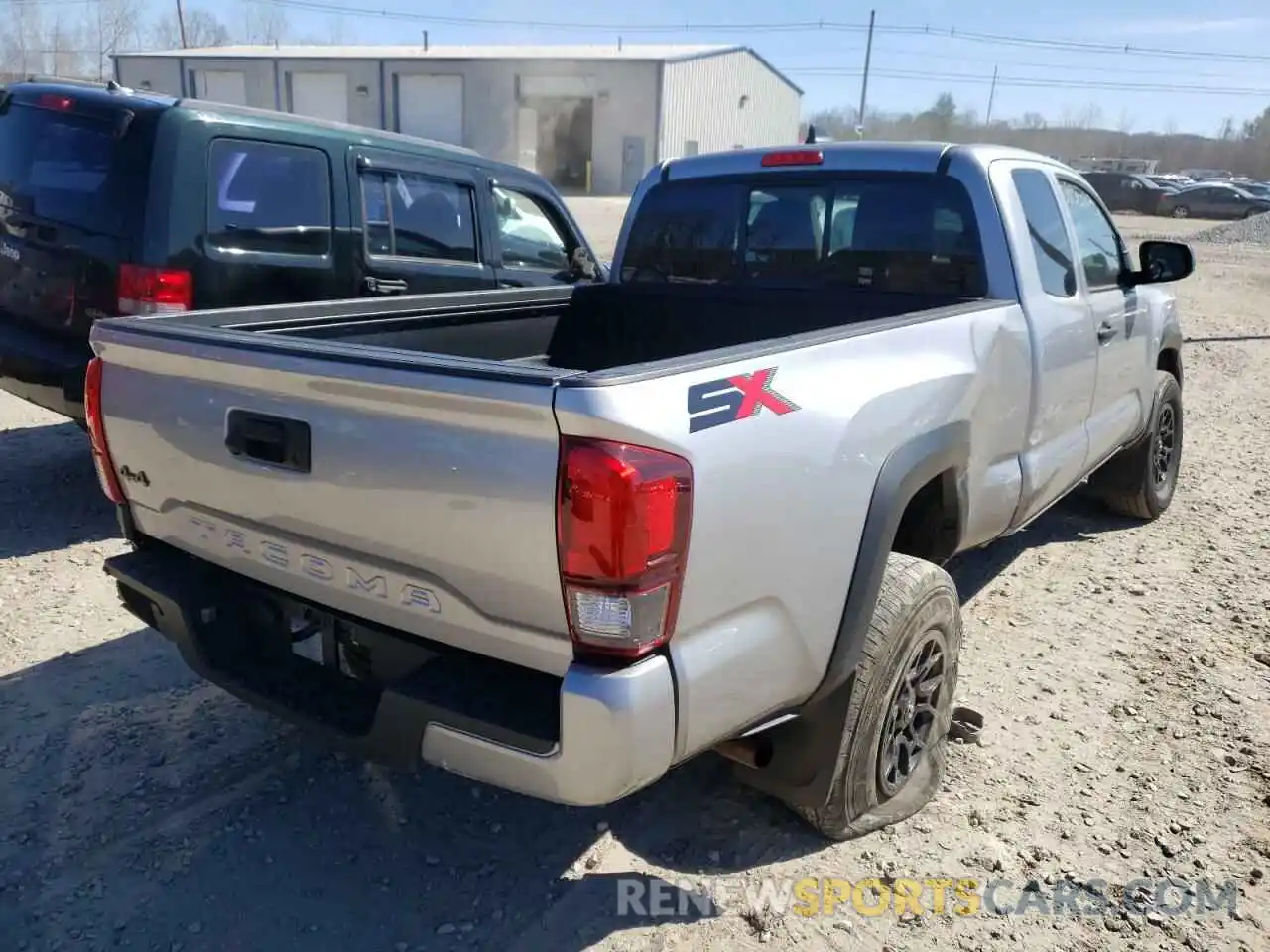 4 Photograph of a damaged car 3TYSX5EN0LT001709 TOYOTA TACOMA 2020