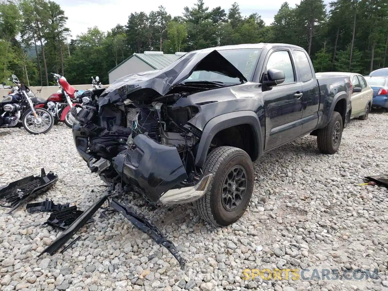 2 Photograph of a damaged car 3TYSX5EN1LT001038 TOYOTA TACOMA 2020