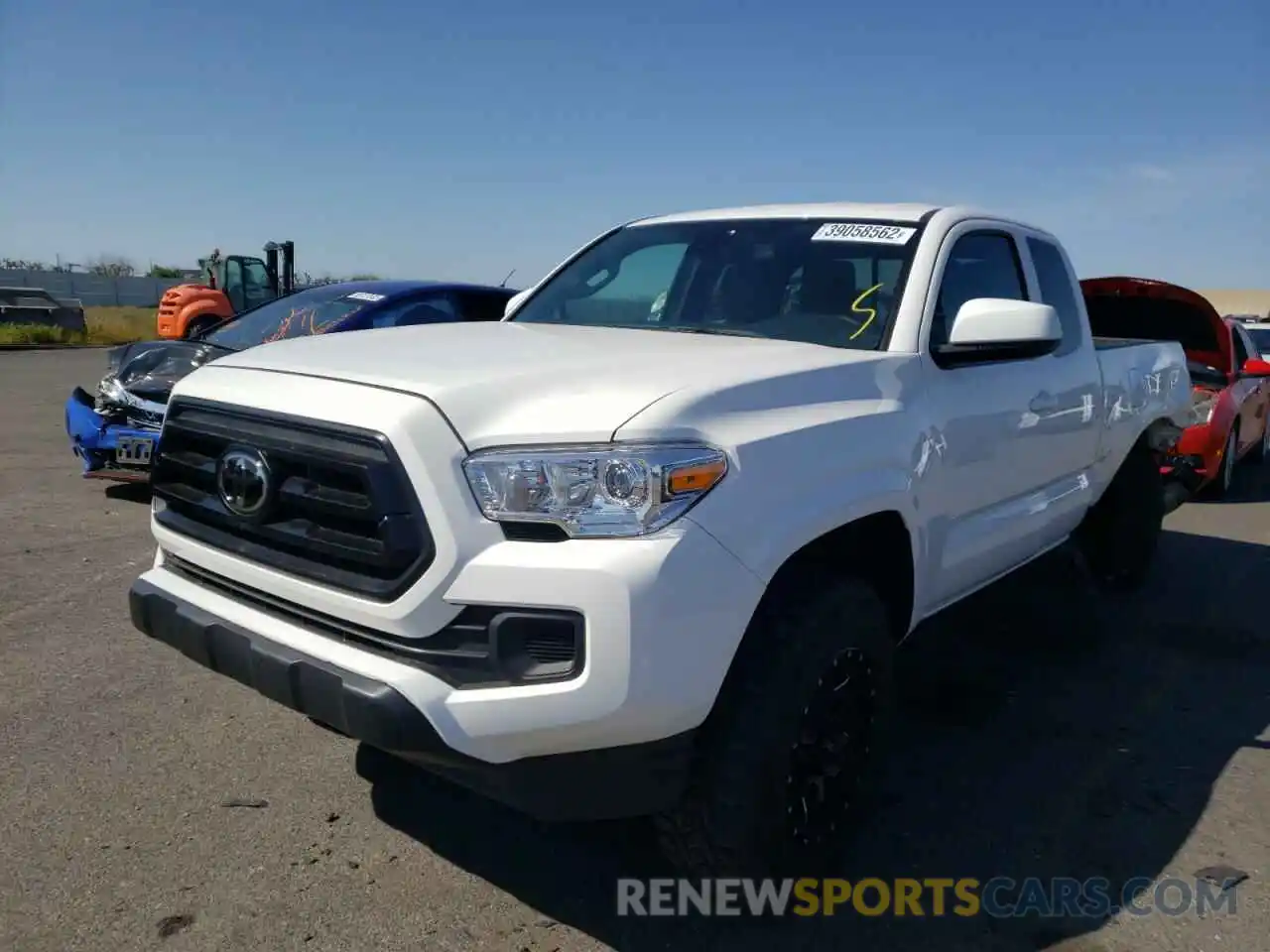 2 Photograph of a damaged car 3TYSX5EN1LT001878 TOYOTA TACOMA 2020