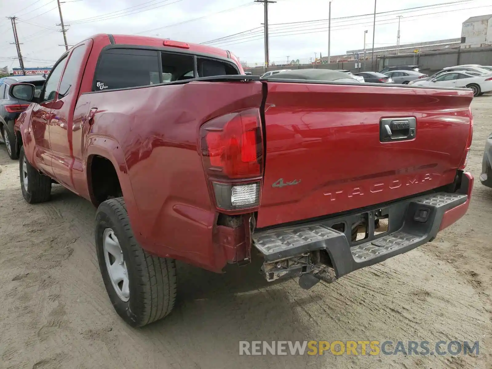 3 Photograph of a damaged car 3TYSX5EN1LT002366 TOYOTA TACOMA 2020