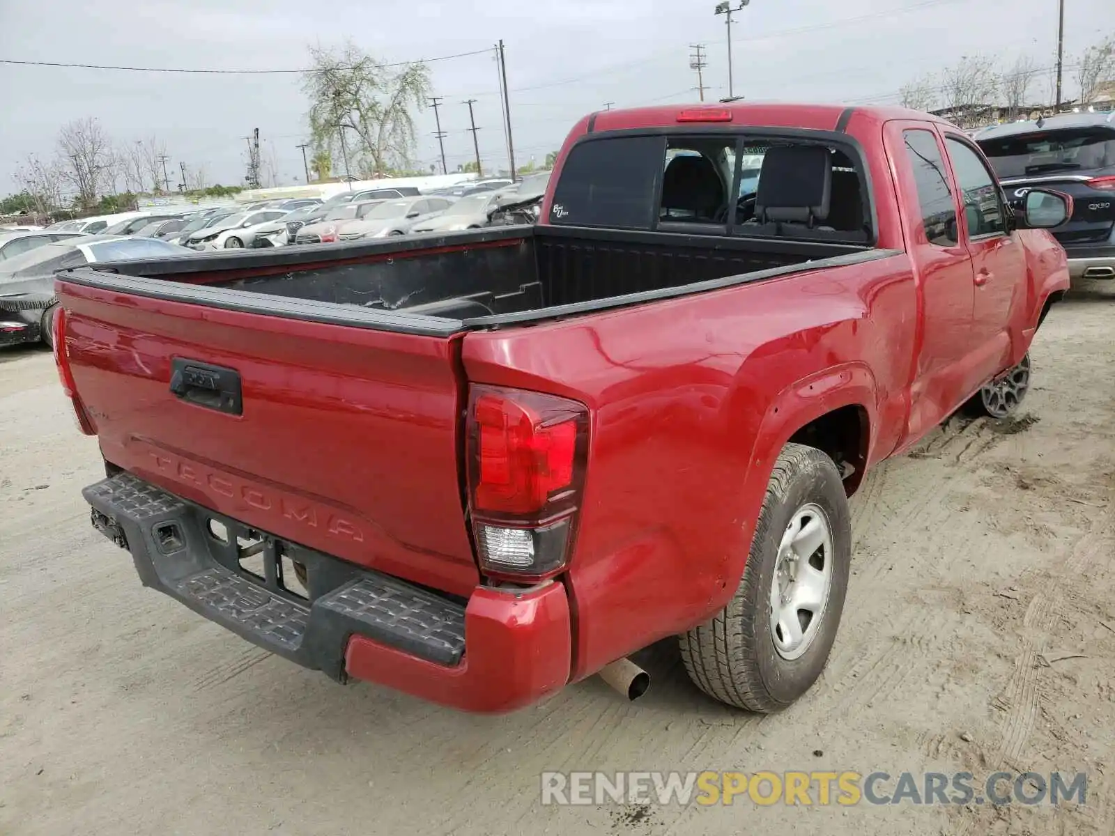 4 Photograph of a damaged car 3TYSX5EN1LT002366 TOYOTA TACOMA 2020