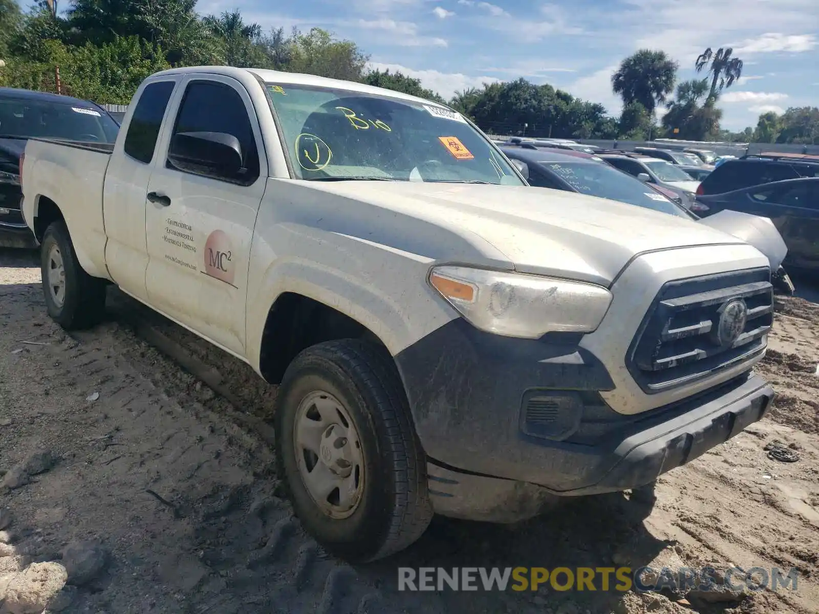 1 Photograph of a damaged car 3TYSX5EN1LT002609 TOYOTA TACOMA 2020