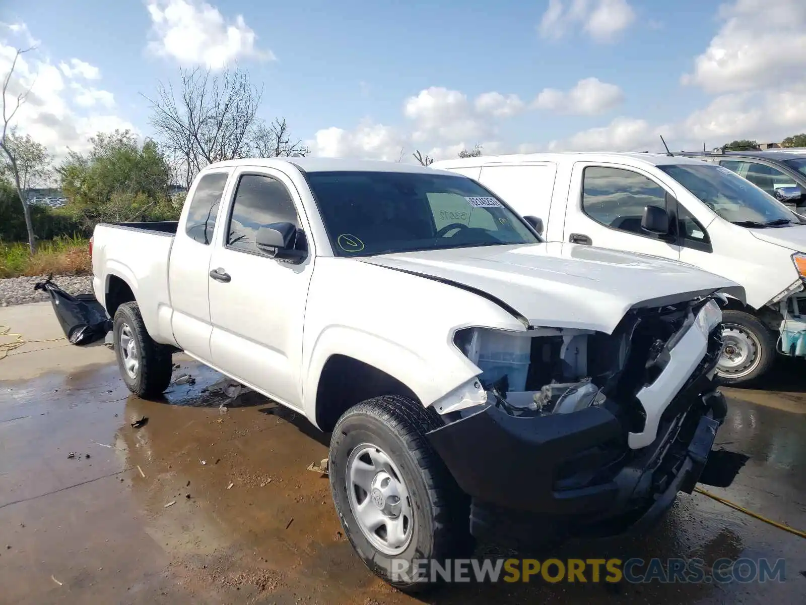 1 Photograph of a damaged car 3TYSX5EN4LT002474 TOYOTA TACOMA 2020