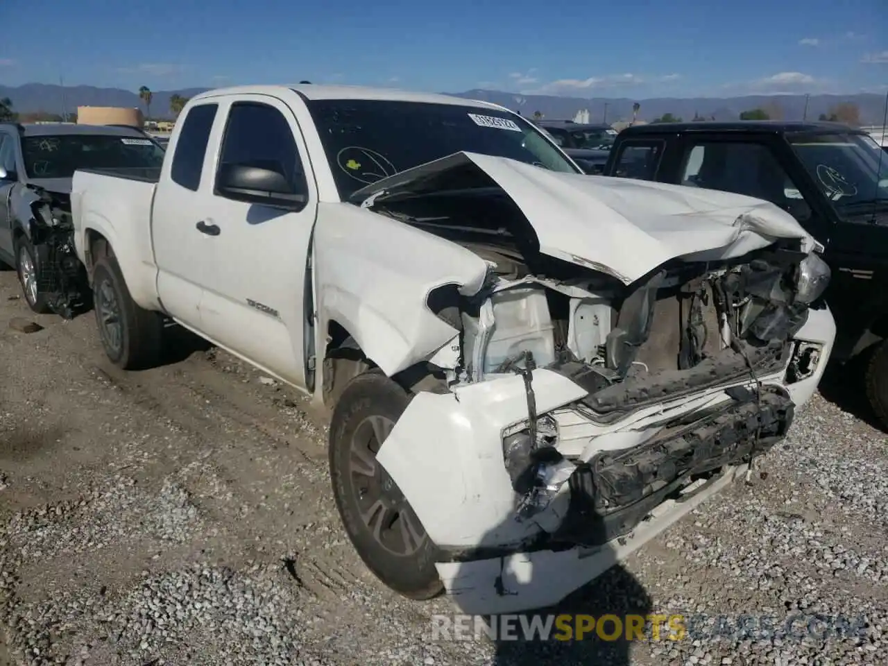 1 Photograph of a damaged car 3TYSX5EN5LT001706 TOYOTA TACOMA 2020