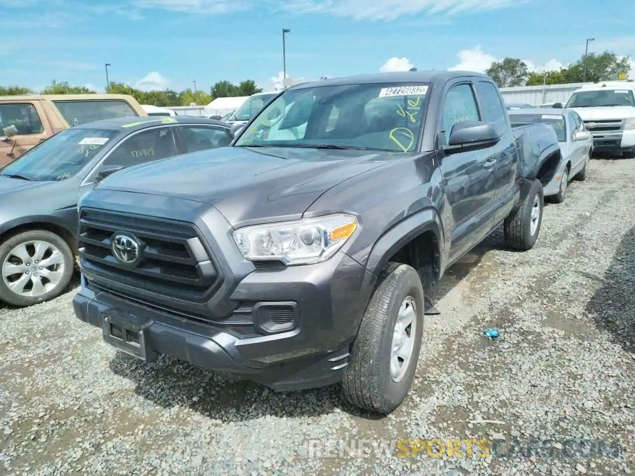 2 Photograph of a damaged car 3TYSX5EN6LT002041 TOYOTA TACOMA 2020