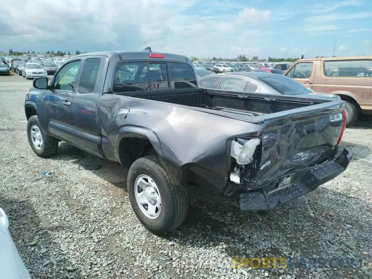 3 Photograph of a damaged car 3TYSX5EN6LT002041 TOYOTA TACOMA 2020