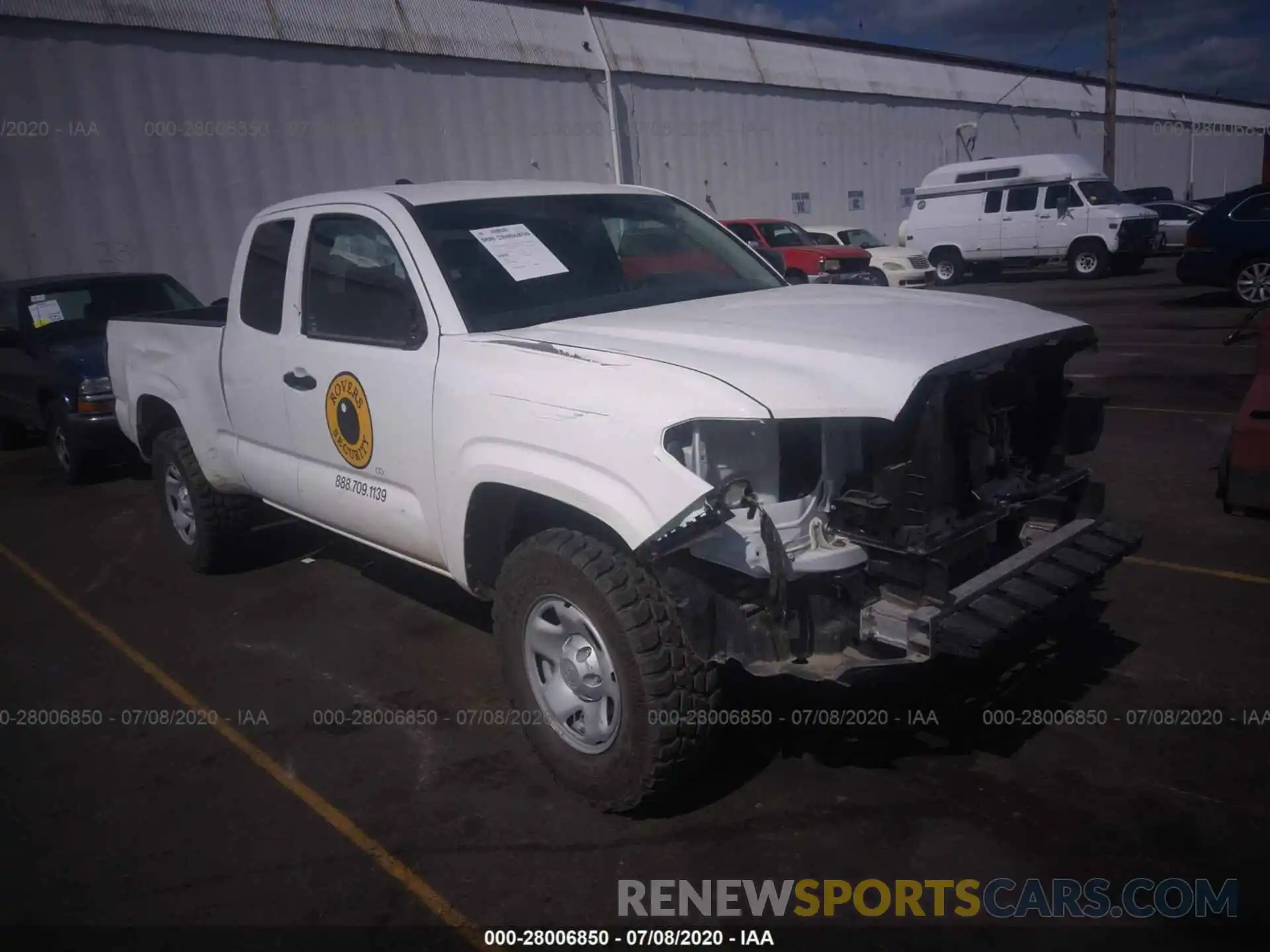 1 Photograph of a damaged car 3TYSX5EN8LT000534 TOYOTA TACOMA 2020