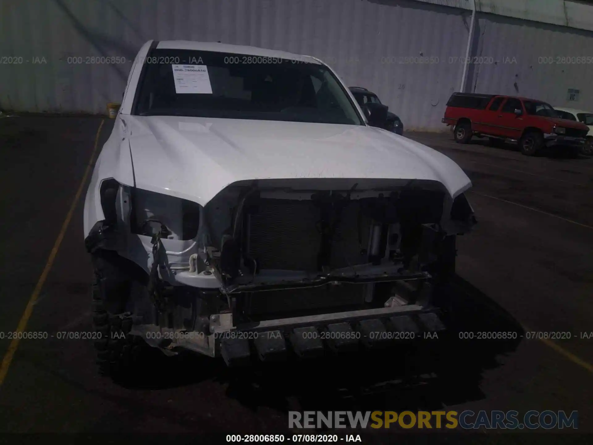 6 Photograph of a damaged car 3TYSX5EN8LT000534 TOYOTA TACOMA 2020