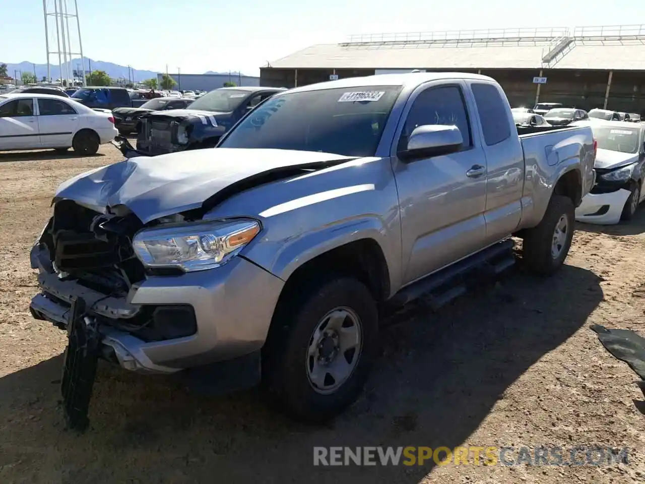 2 Photograph of a damaged car 3TYSX5EN9LT000297 TOYOTA TACOMA 2020