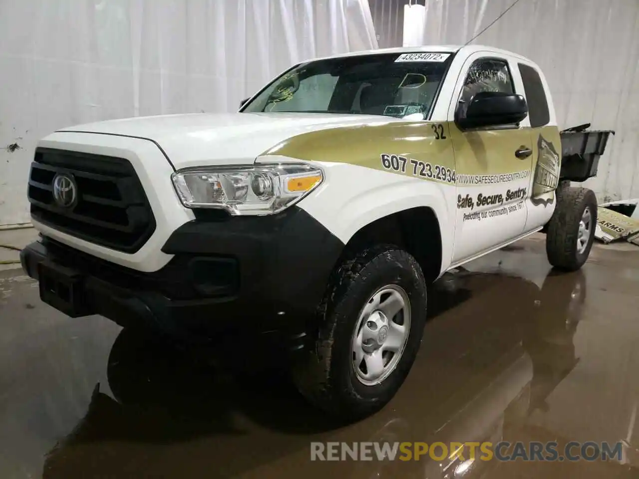 2 Photograph of a damaged car 3TYSX5ENXLT000230 TOYOTA TACOMA 2020