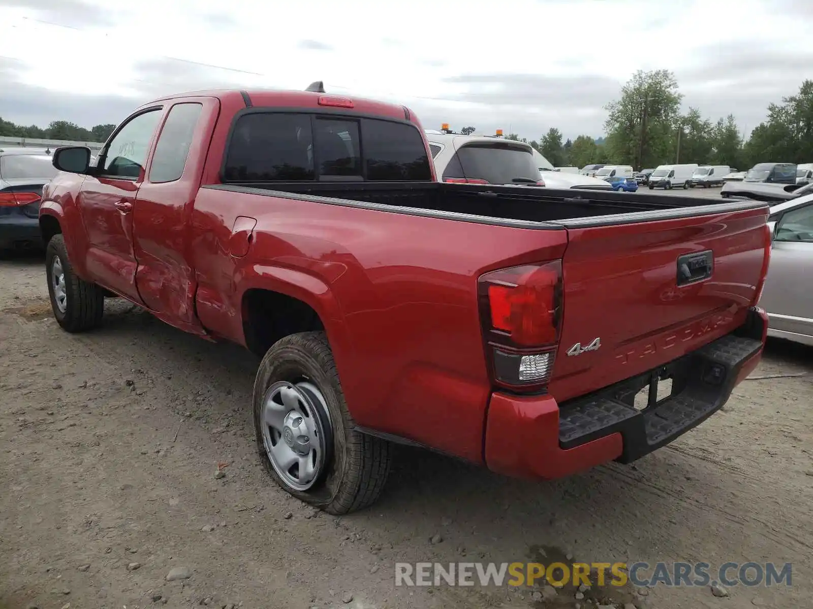 3 Photograph of a damaged car 3TYSX5ENXLT002110 TOYOTA TACOMA 2020