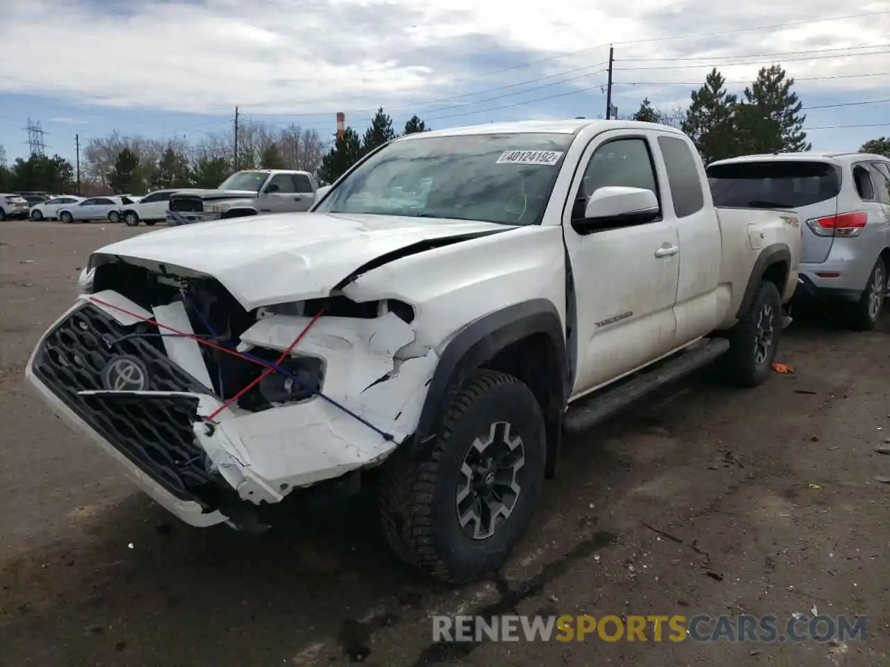 2 Photograph of a damaged car 3TYSZ5AN0LT000656 TOYOTA TACOMA 2020