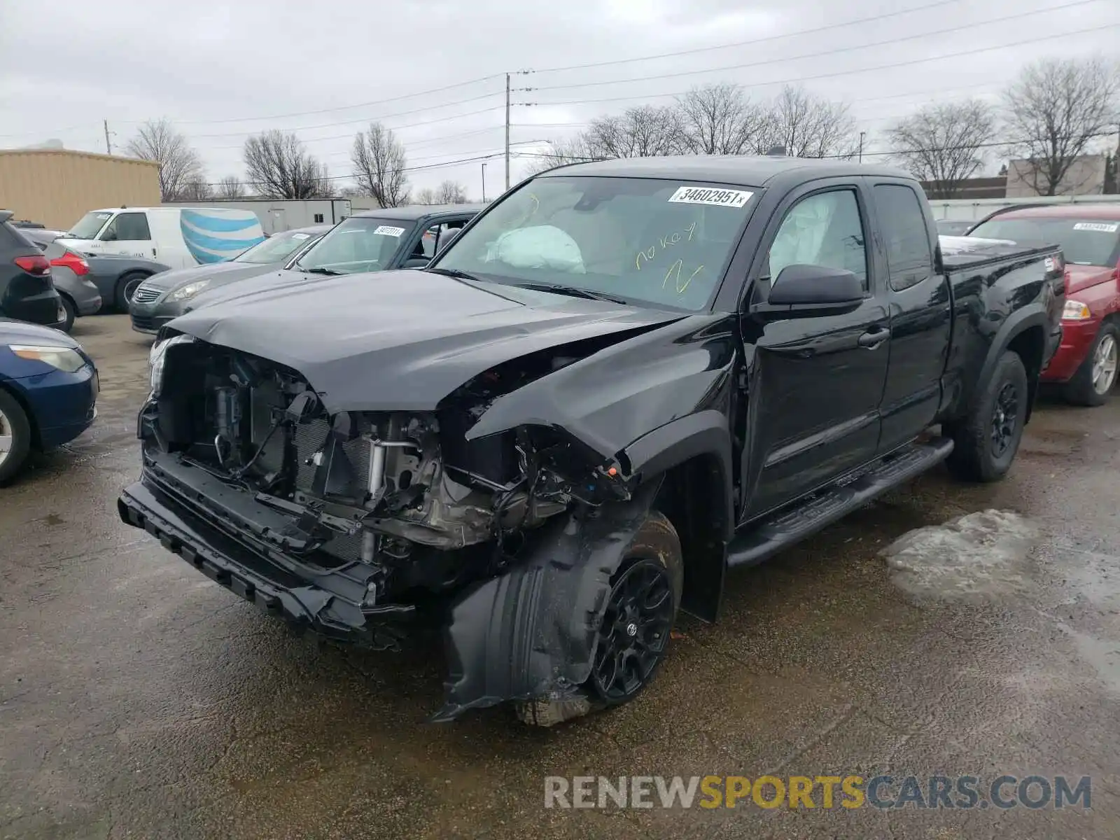 2 Photograph of a damaged car 3TYSZ5AN2LT001999 TOYOTA TACOMA 2020