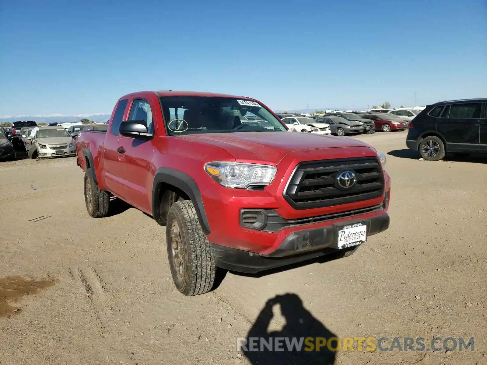 1 Photograph of a damaged car 3TYSZ5AN3LT004037 TOYOTA TACOMA 2020