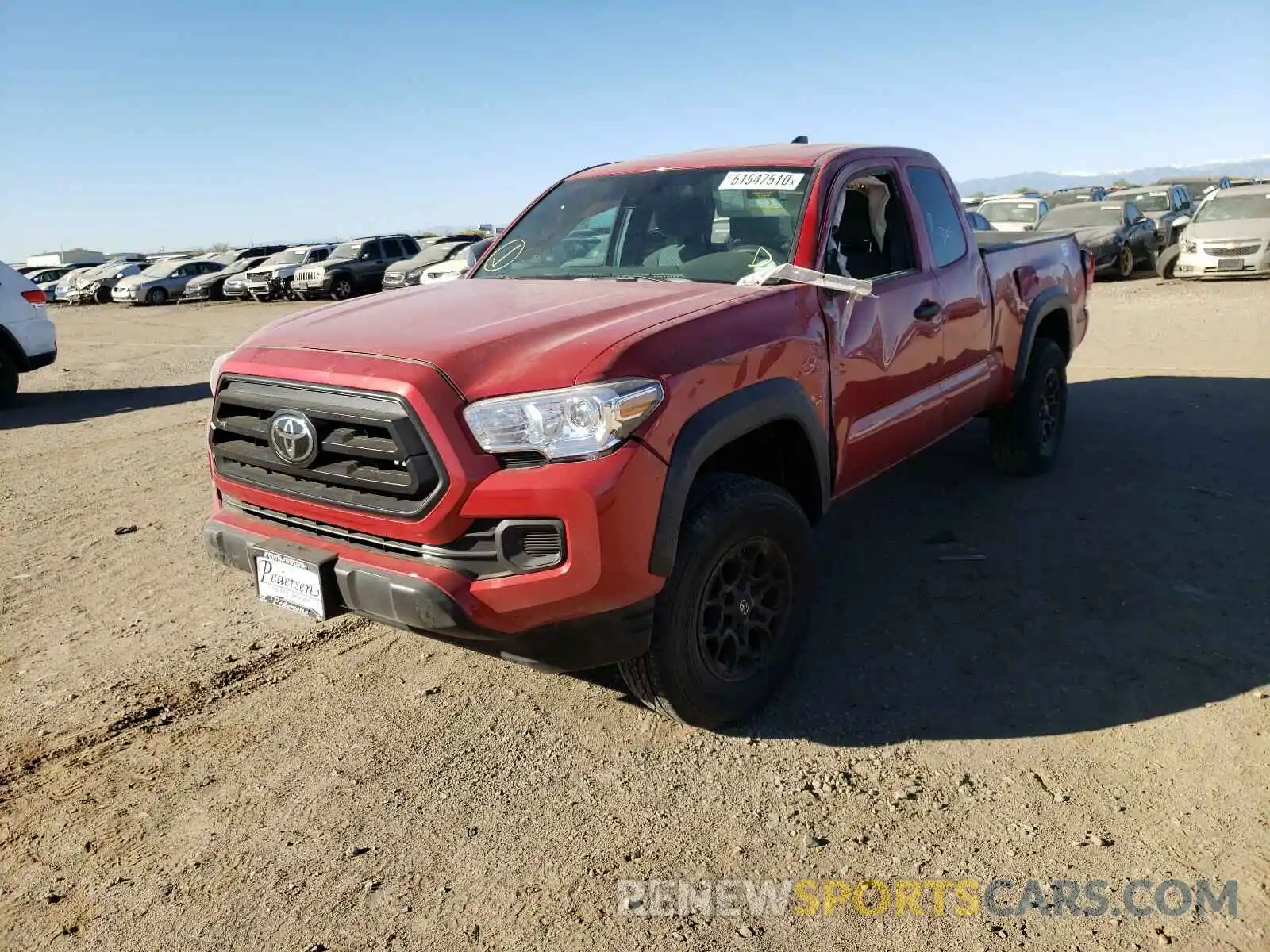 2 Photograph of a damaged car 3TYSZ5AN3LT004037 TOYOTA TACOMA 2020