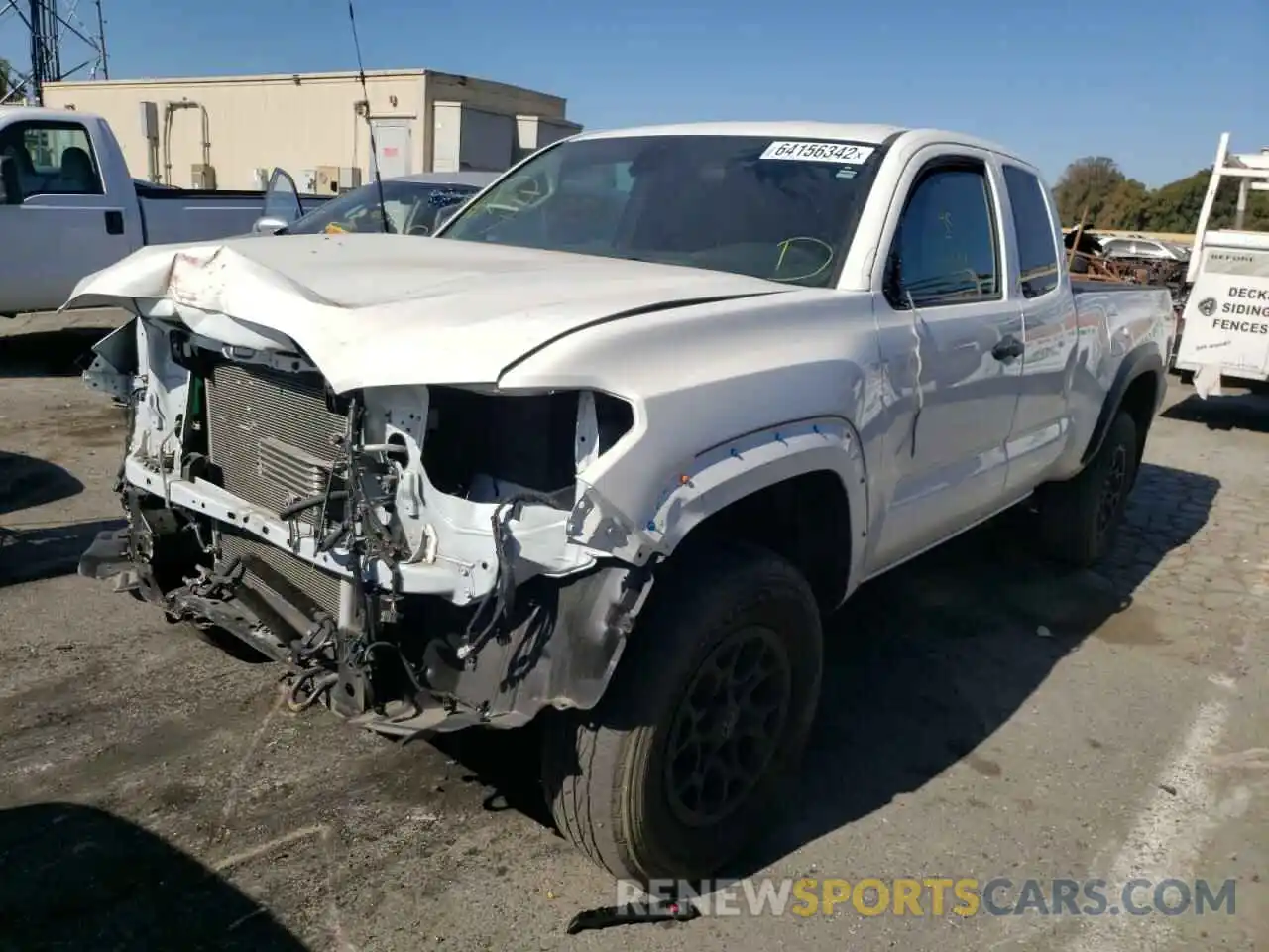 2 Photograph of a damaged car 3TYSZ5AN4LT001132 TOYOTA TACOMA 2020