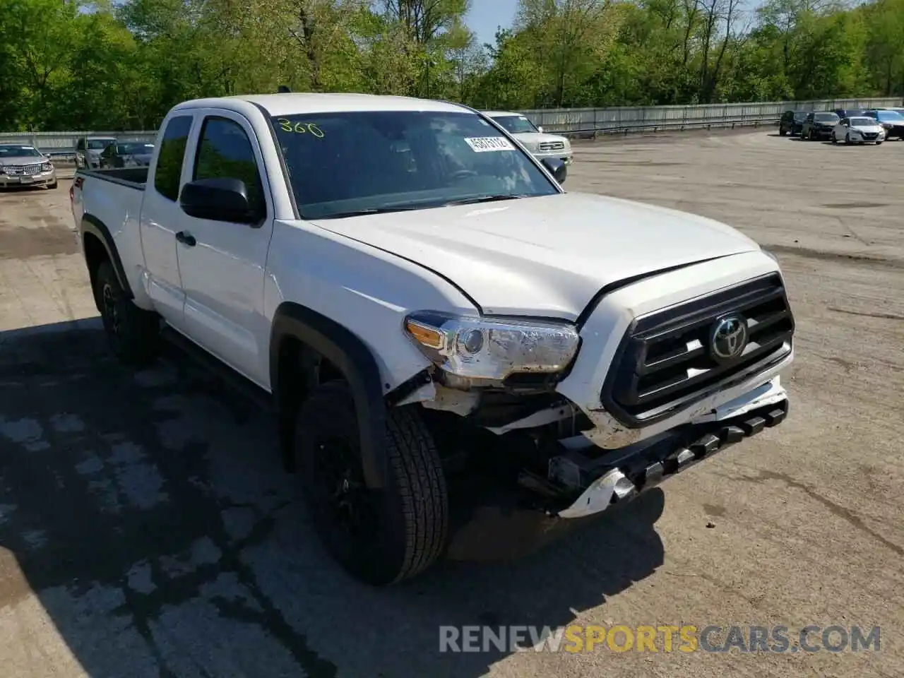 1 Photograph of a damaged car 3TYSZ5AN4LT005939 TOYOTA TACOMA 2020