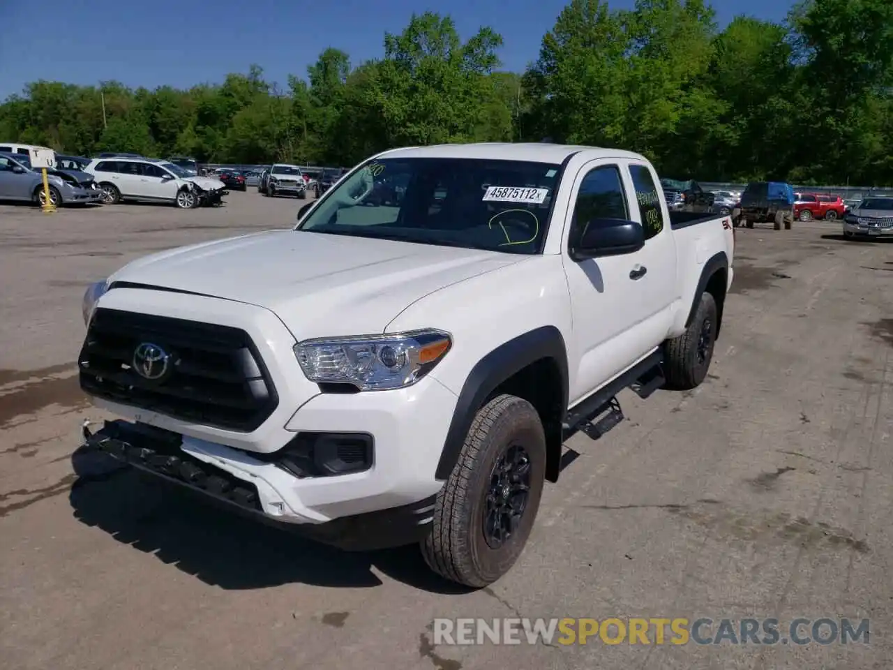 2 Photograph of a damaged car 3TYSZ5AN4LT005939 TOYOTA TACOMA 2020