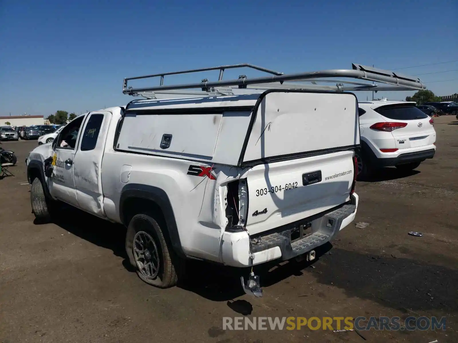 3 Photograph of a damaged car 3TYSZ5AN6LT001732 TOYOTA TACOMA 2020