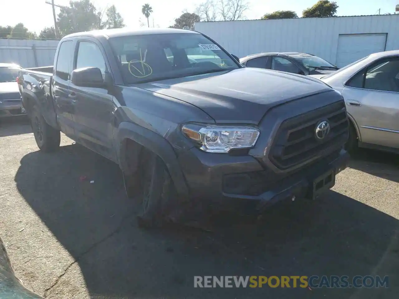 1 Photograph of a damaged car 3TYSZ5AN7LT001142 TOYOTA TACOMA 2020