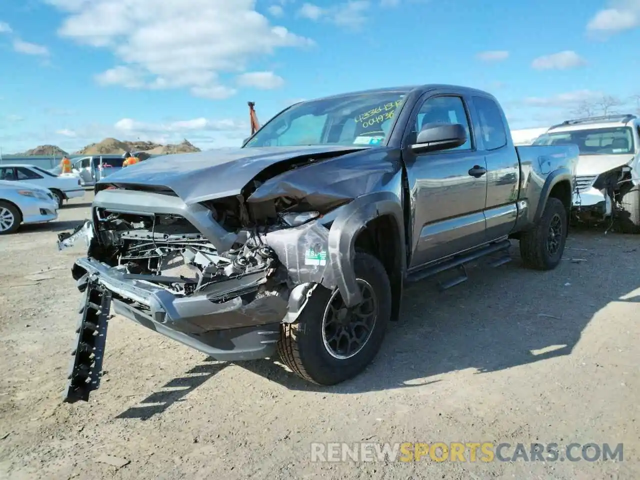 2 Photograph of a damaged car 3TYSZ5AN8LT004938 TOYOTA TACOMA 2020