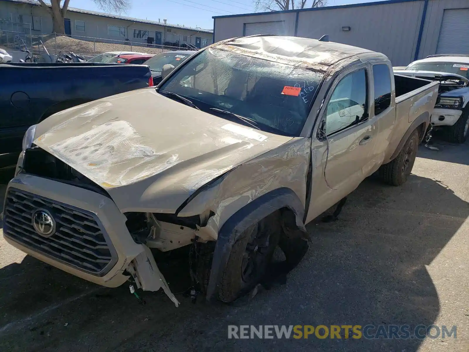 2 Photograph of a damaged car 3TYSZ5ANXLT001278 TOYOTA TACOMA 2020