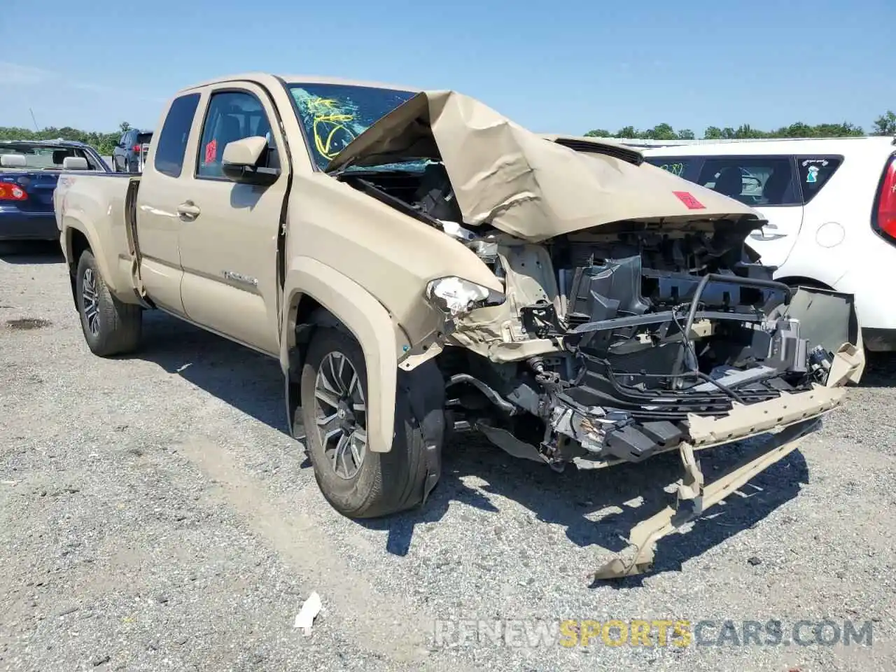 1 Photograph of a damaged car 3TYSZ5ANXLT001894 TOYOTA TACOMA 2020