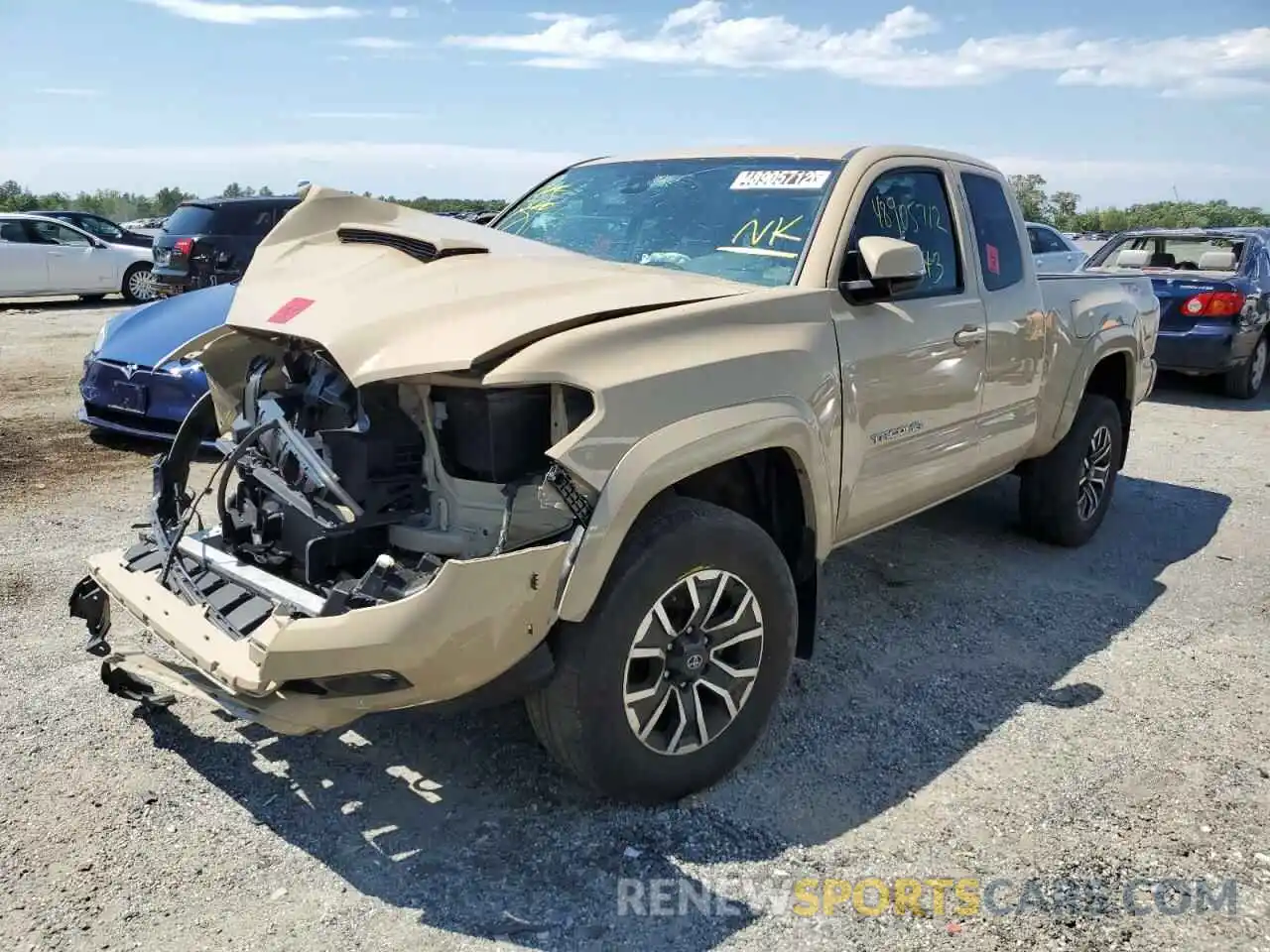 2 Photograph of a damaged car 3TYSZ5ANXLT001894 TOYOTA TACOMA 2020