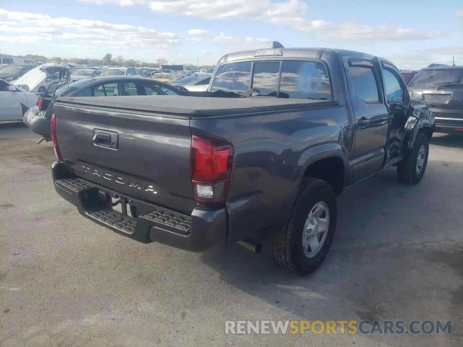 4 Photograph of a damaged car 5TFAX5GN0LX166495 TOYOTA TACOMA 2020