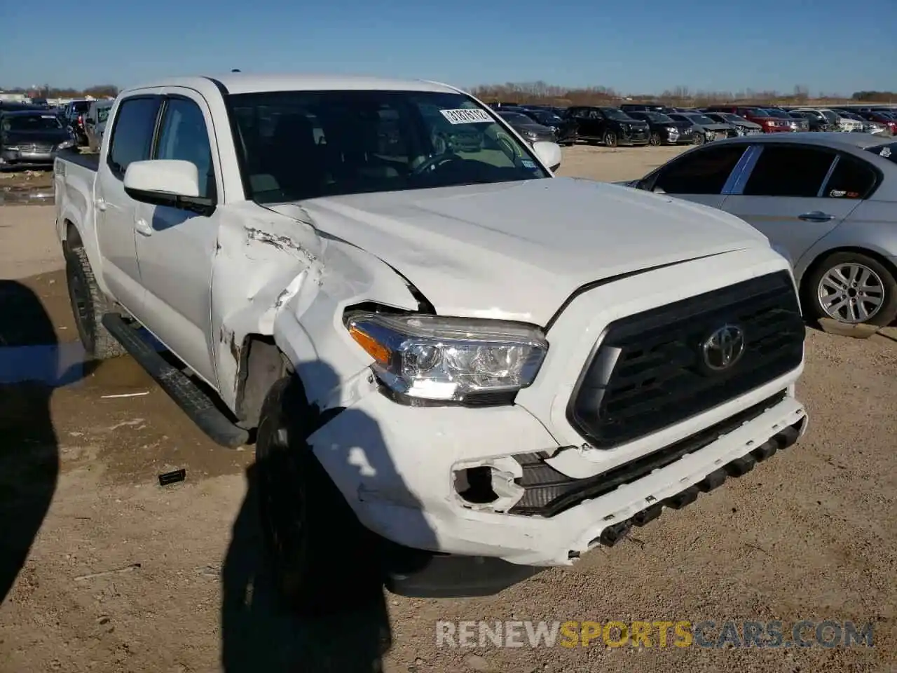 1 Photograph of a damaged car 5TFAX5GN0LX166772 TOYOTA TACOMA 2020