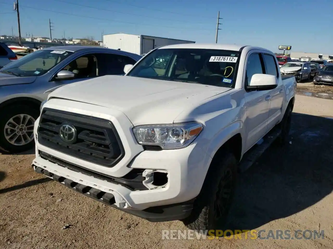 2 Photograph of a damaged car 5TFAX5GN0LX166772 TOYOTA TACOMA 2020