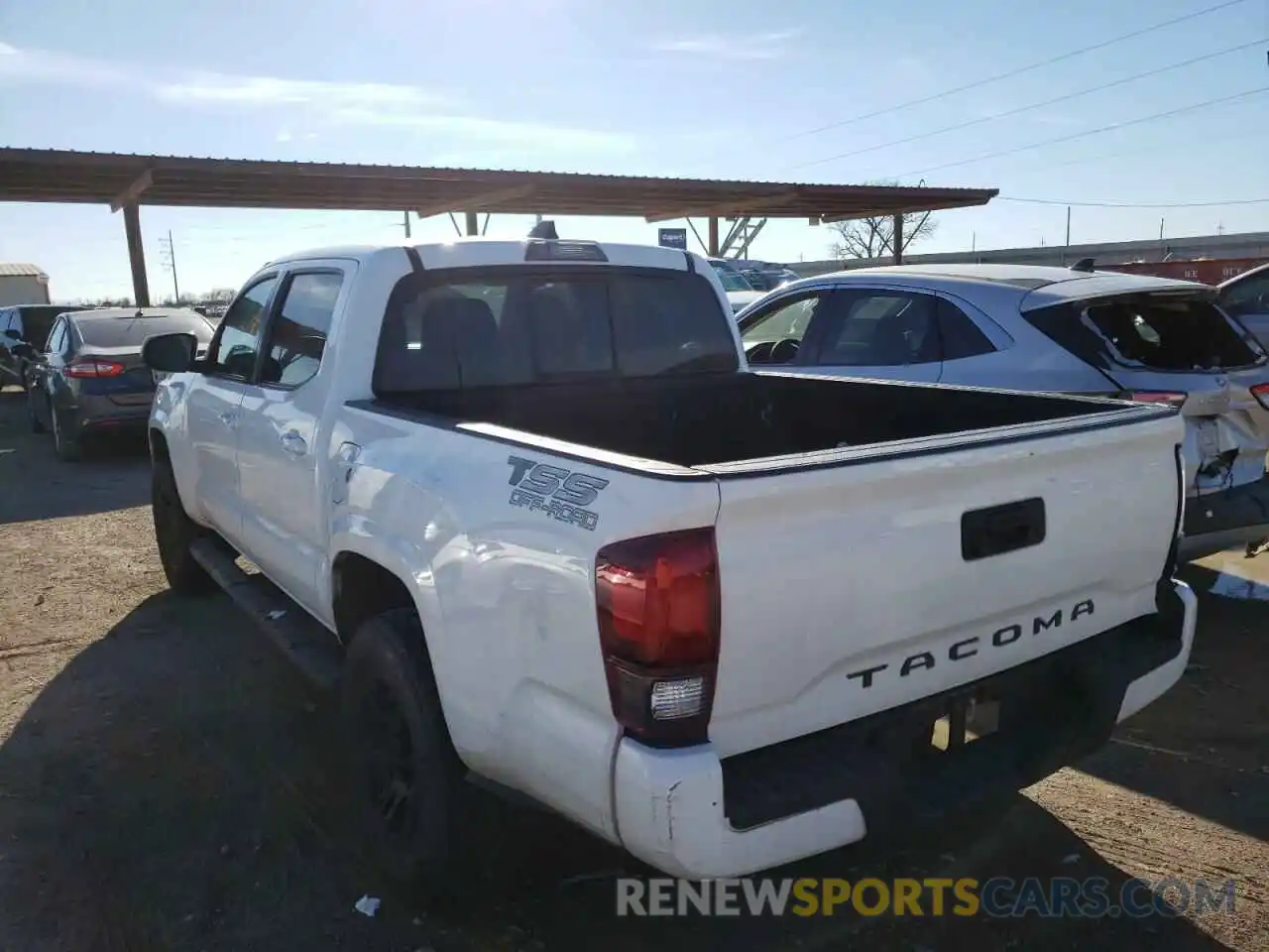 3 Photograph of a damaged car 5TFAX5GN0LX166772 TOYOTA TACOMA 2020