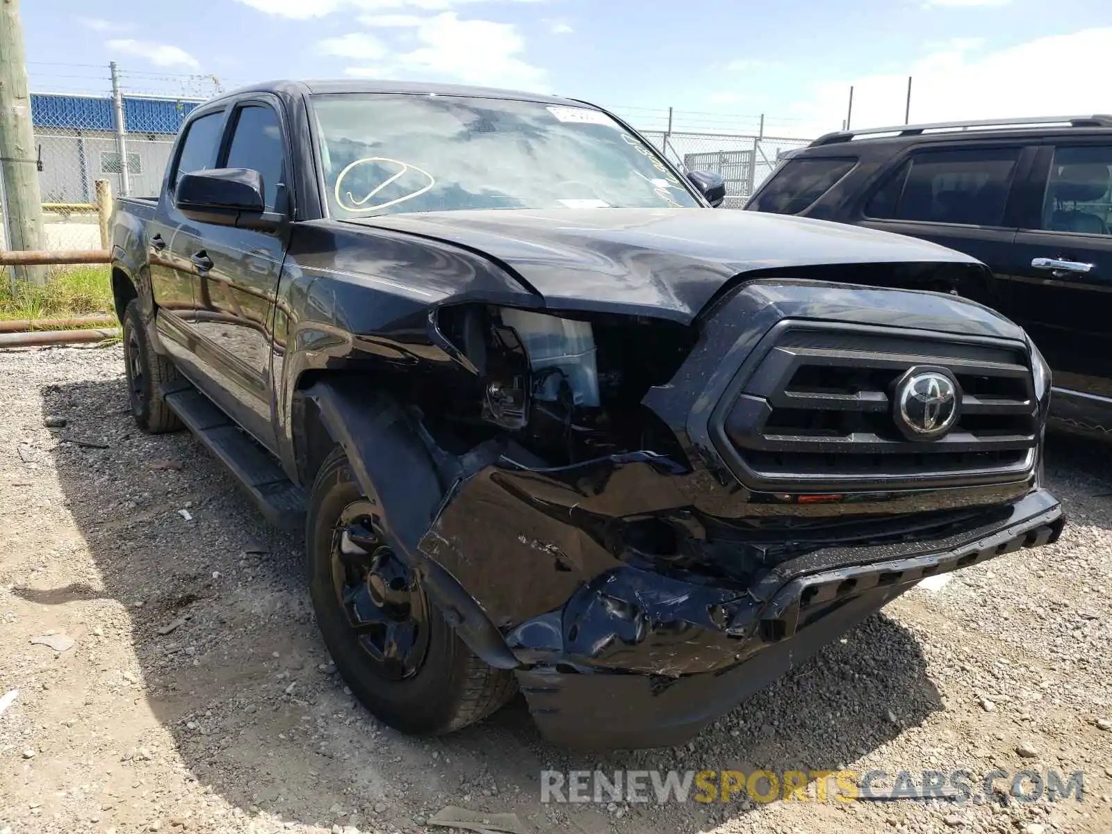 1 Photograph of a damaged car 5TFAX5GN0LX169087 TOYOTA TACOMA 2020