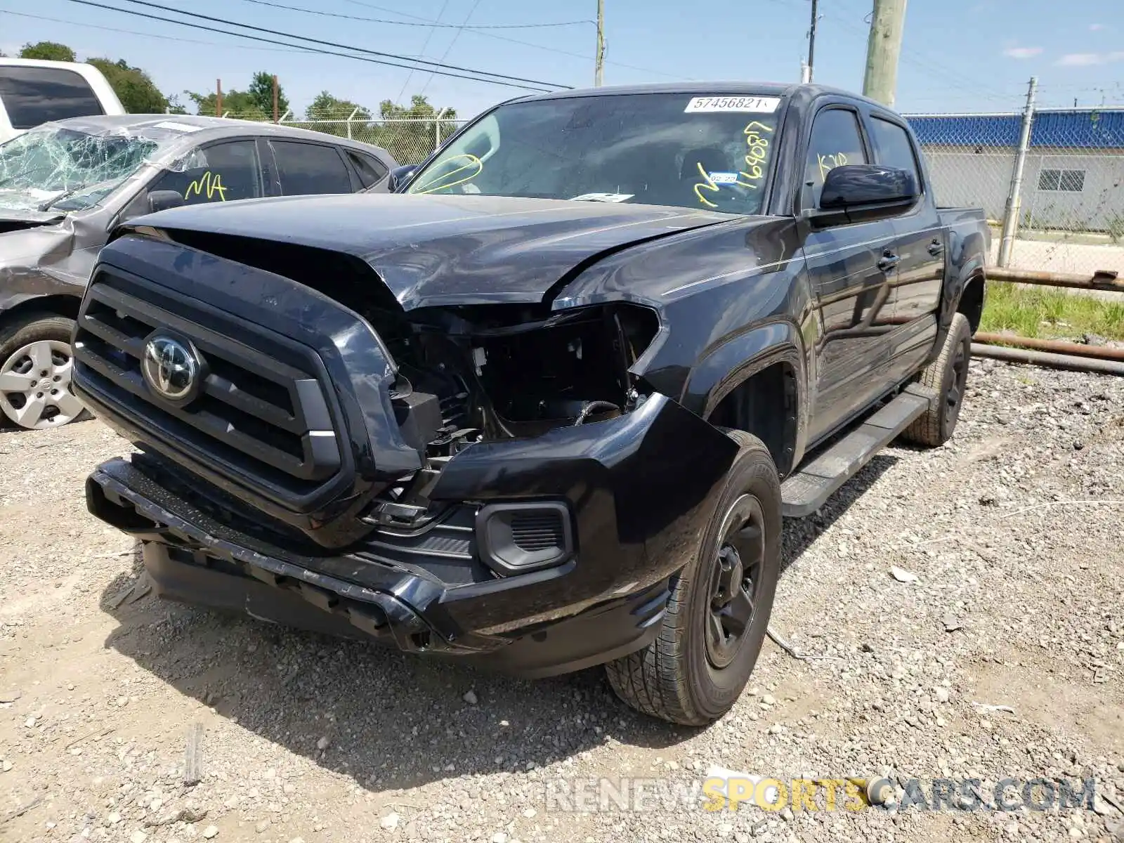 2 Photograph of a damaged car 5TFAX5GN0LX169087 TOYOTA TACOMA 2020