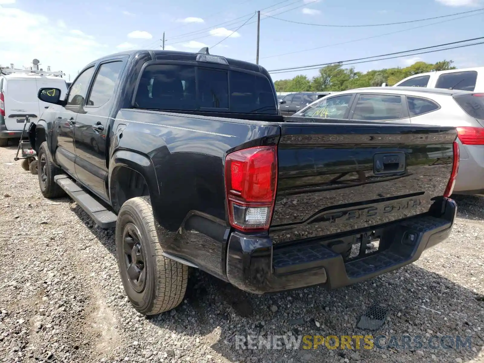 3 Photograph of a damaged car 5TFAX5GN0LX169087 TOYOTA TACOMA 2020