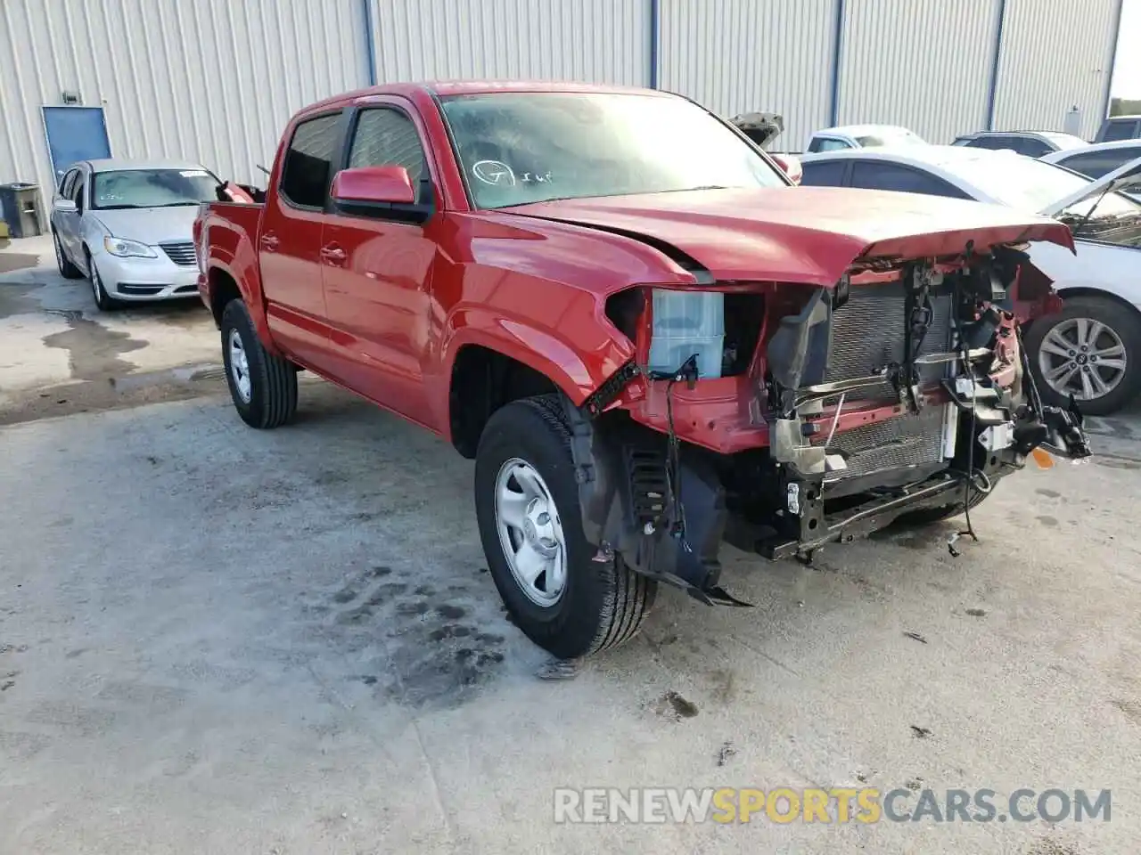 1 Photograph of a damaged car 5TFAX5GN0LX169090 TOYOTA TACOMA 2020