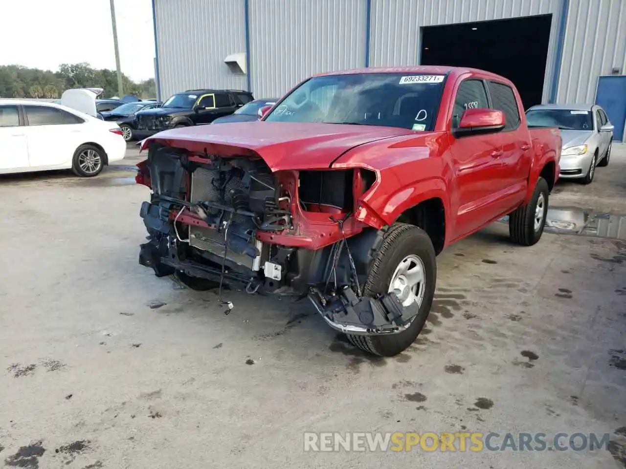 2 Photograph of a damaged car 5TFAX5GN0LX169090 TOYOTA TACOMA 2020