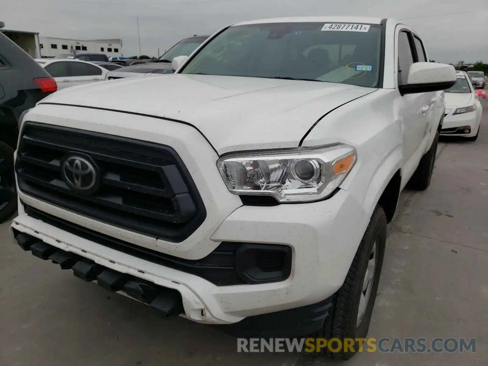 2 Photograph of a damaged car 5TFAX5GN0LX171230 TOYOTA TACOMA 2020