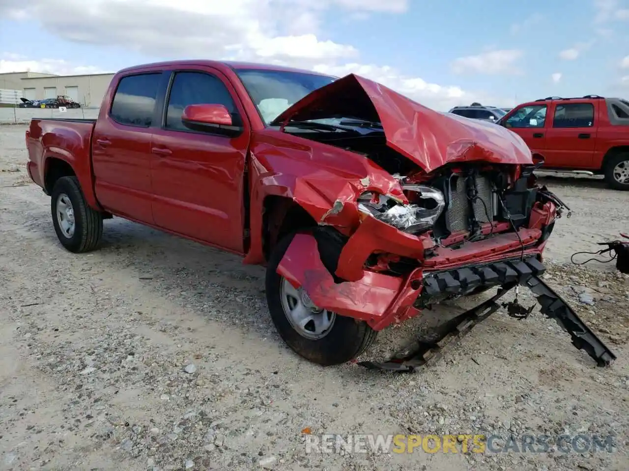 1 Photograph of a damaged car 5TFAX5GN0LX173611 TOYOTA TACOMA 2020